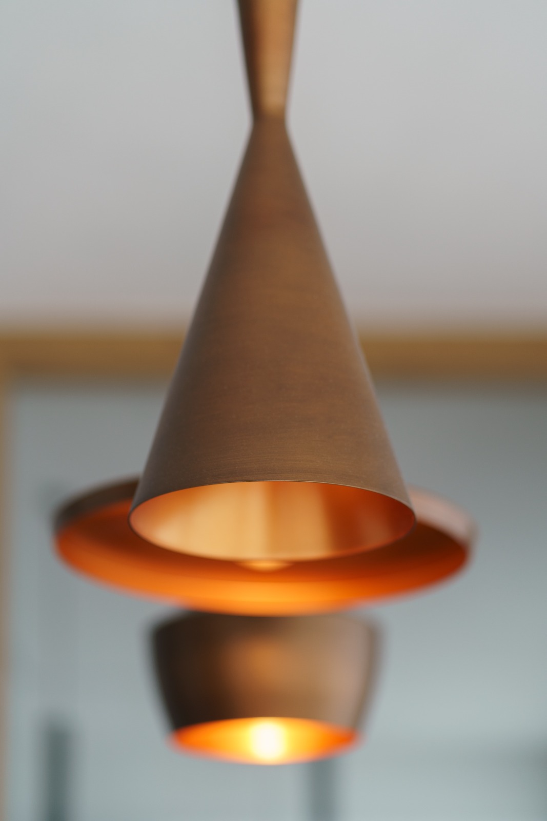 Kupferlampe Designdetail